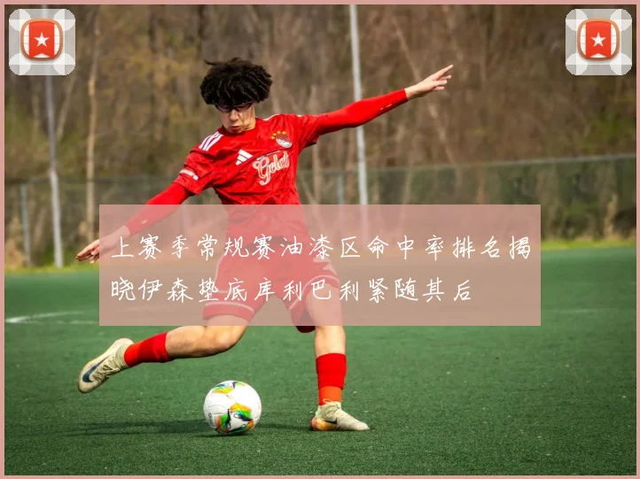 上赛季常规赛油漆区命中率排名揭晓伊森垫底库利巴利紧随其后